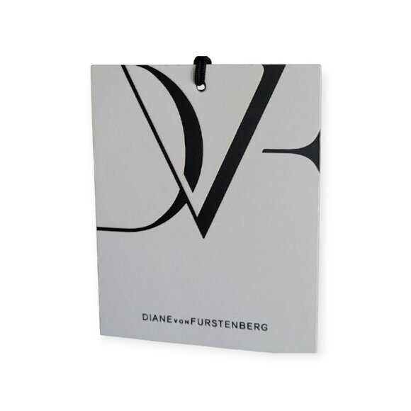 Diane Von Furstenberg Silk Wrap Dress Modern Harlequin Size 0 NWT - Picture 9 of 16